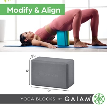 Gaiam Yoga Block for Ultimate Comfort and Stability