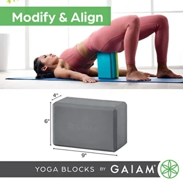 Gaiam Yoga Block for Ultimate Comfort and Stability