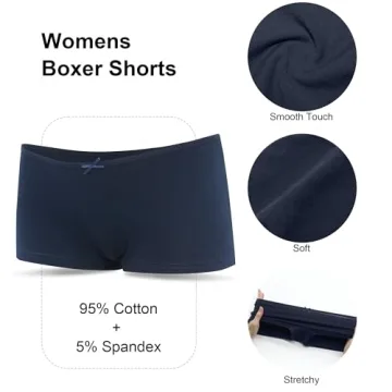 Allxwek Women's Cotton Boy Shorts for Everyday Comfort