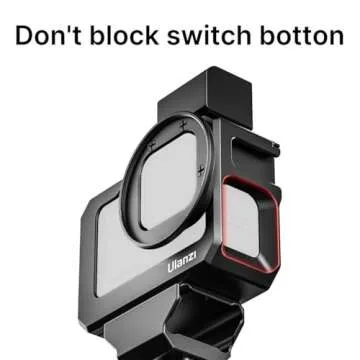 ULANZI G9-5 Action Camera Case with Cold Shoe Mounts
