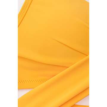 CUPSHE Women's Floral Print High Waist Bikini Swimsuit