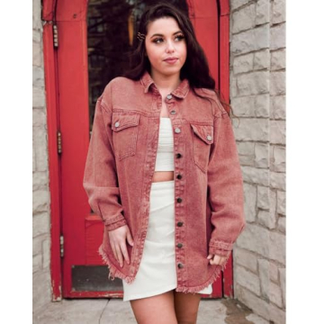 Oversized Denim Jacket for Stylish Women