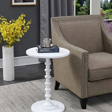 Convenience Concepts Palm Beach Spindle Table for Small Spaces