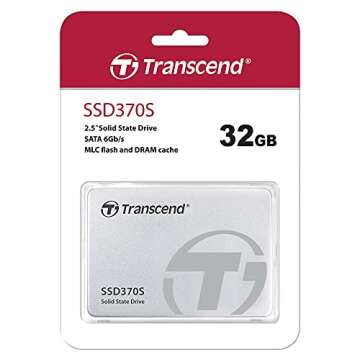 Transcend 32GB SSD370S SATA3 SSD - High-Speed Storage