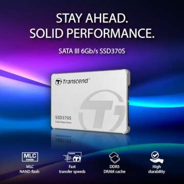 Transcend 32GB SSD370S SATA3 SSD - High-Speed Storage