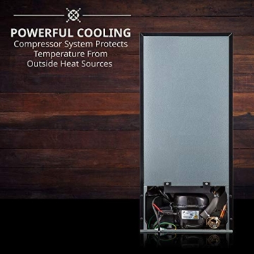 Ivation 18 Bottle Wine Cooler Refrigerator Efficient Storage