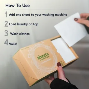 Eco-Friendly Laundry Detergent Sheets for Easy Loads