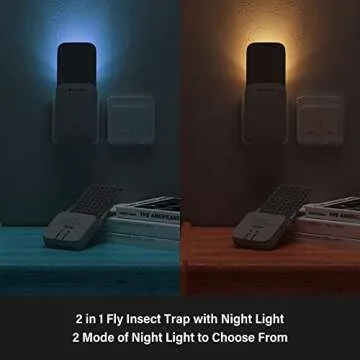 Mosalogic Fly Trap - Silent Bug Killer & Night Light