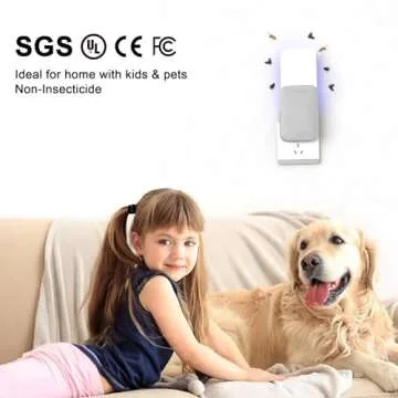 Mosalogic Fly Trap - Silent Bug Killer & Night Light