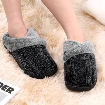 Homitem Fuzzy Slippers for Women Indoor Outdoor - Cozy & Comfy