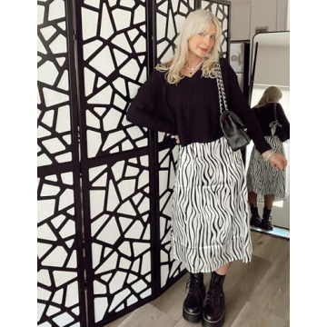 Zeagoo Women Waffle Knit Cropped Top Casual V Neck Long Sleeve Pullover Top Black Large