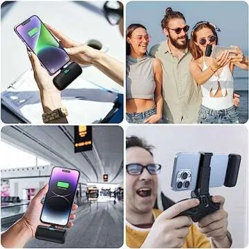 Small Portable Charger for iPhone,Upgraded 5000mAh PD Fast Charging Power Bank,Mini Battery Pack Backup Charger Compatible with iPhone 14/14 Pro Max/13/13 Pro/12 Pro/11/XS/XR/X/8/7/6 etc-Black