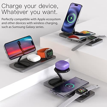 Stylish 3-in-1 Charging Station for Apple Devices