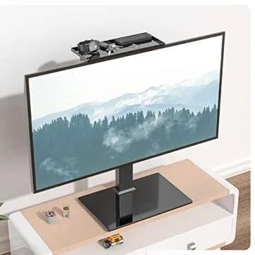Jestik 12 Inch TV Shelf for Streaming Devices and Decor
