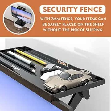 Compact TV Mounting Shelf for Media and Decor