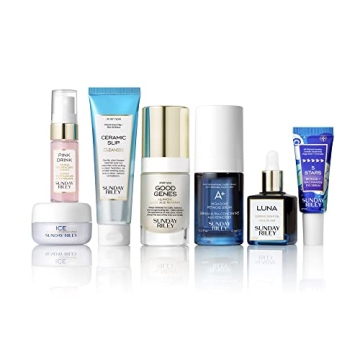 Sunday Riley Anti-Aging Evening Skincare Set for Youthful Skin