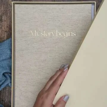 Elegant Baby Milestone Journal for First 5 Years