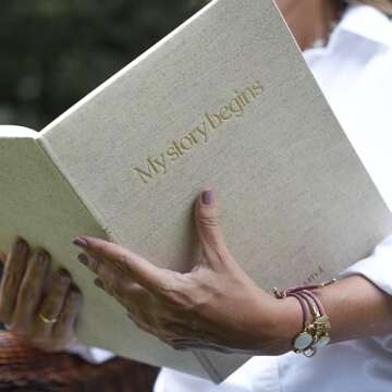 Elegant Baby Milestone Journal for First 5 Years