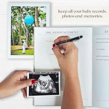 Elegant Baby Milestone Journal for First 5 Years