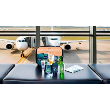 Asom Toiletry Travel Kit 20 PCS TSA Approved Hygiene Set