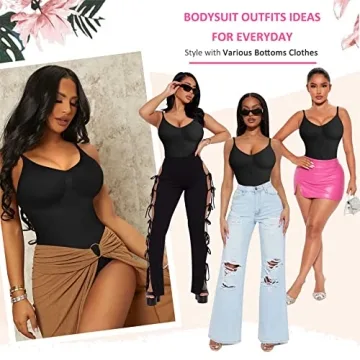 BRABIC Bodysuit Shapewear for Women Tummy Control