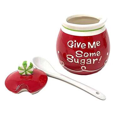 Ceramic Santa Sugar & Creamer Set for Holiday Hosting