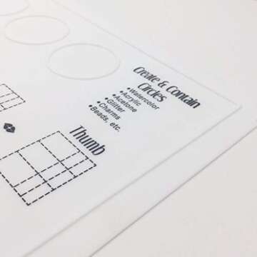 Bliss Kiss Simply Neat Manicure Mat - Silicone Manicure Mat for Stamping and Nail Art