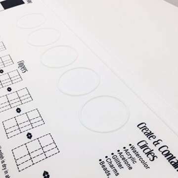 Bliss Kiss Simply Neat Manicure Mat - Silicone Manicure Mat for Stamping and Nail Art