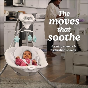 Graco Simple Sway Swing Ivy - Soothing Comfort for Infants