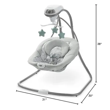 Graco Simple Sway Swing Ivy - Soothing Comfort for Infants