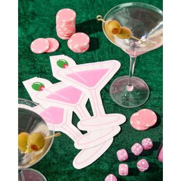 xo, Fetti Dirty Martini Napkins for Celebrations