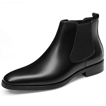 GIFENNSE Men's Chelsea Boots Stylish & Comfortable Leather