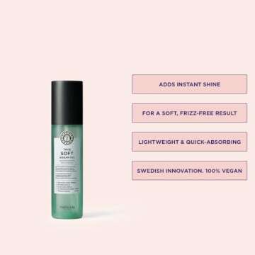Maria Nila True Soft, Argan Oil 3.4 Fl Oz, For Dry Hair, Easily absorbed, Remoisturises & Reduces Fr...