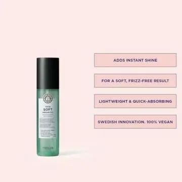 Maria Nila True Soft, Argan Oil 3.4 Fl Oz, For Dry Hair, Easily absorbed, Remoisturises & Reduces Fr...