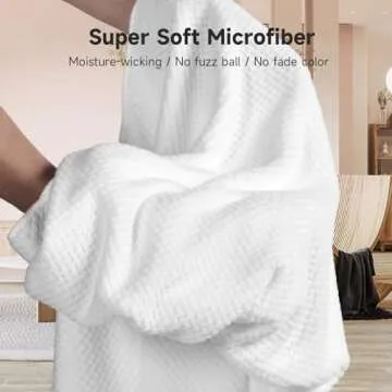 Umisleep Extra Large Microfiber Hair Towel for Curly Hair