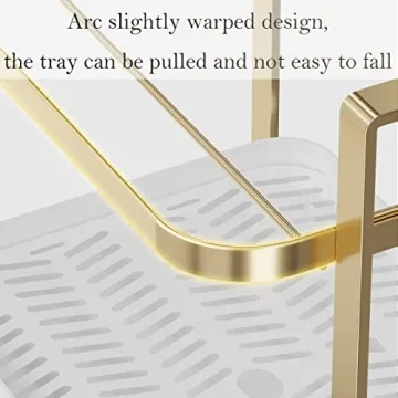 COVAODQ 2 Tier Coffee Cup Holder for Countertop Storage