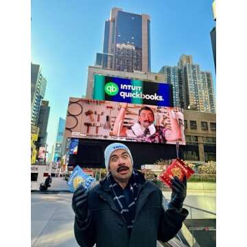 Tantos! Puffed Pasta Chips - Delicious and Bold Flavored Snack by Top Chef Joe Sasto - 1 oz Variety Pack - Classico, Marinara, Pesto, Cacio e Pepe - 8 Pack (2 of Each Flavor) - Variety Pack - Office Snacks - Kids Lunch Snacks