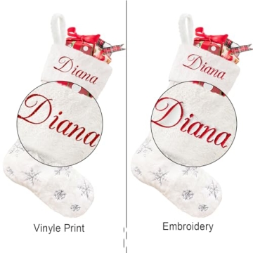 Personalized Christmas Stockings - Set of 4 for Kids