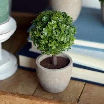 Realistic Faux Boxwood Topiary Set of 3 for Stunning Decor