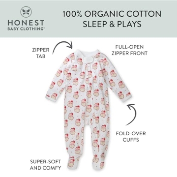Organic Footed Holiday Pajamas for Babies - HonestBaby
