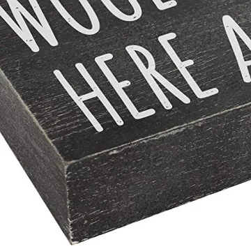 Funny Bathroom Review Sign - Would Poop Here Again Decor