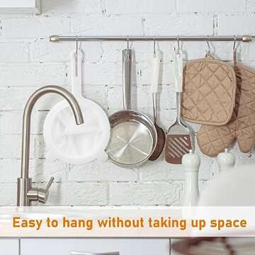 2 Pack Ultra Fine Mesh Juice Strainer Plastic Nylon Food Strainer Yogurt Mesh Strainer with Handle for Kitchen Juicing 120/200 Mesh