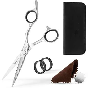 Fagaci 6" Professional Hair Scissors with Razor Blades