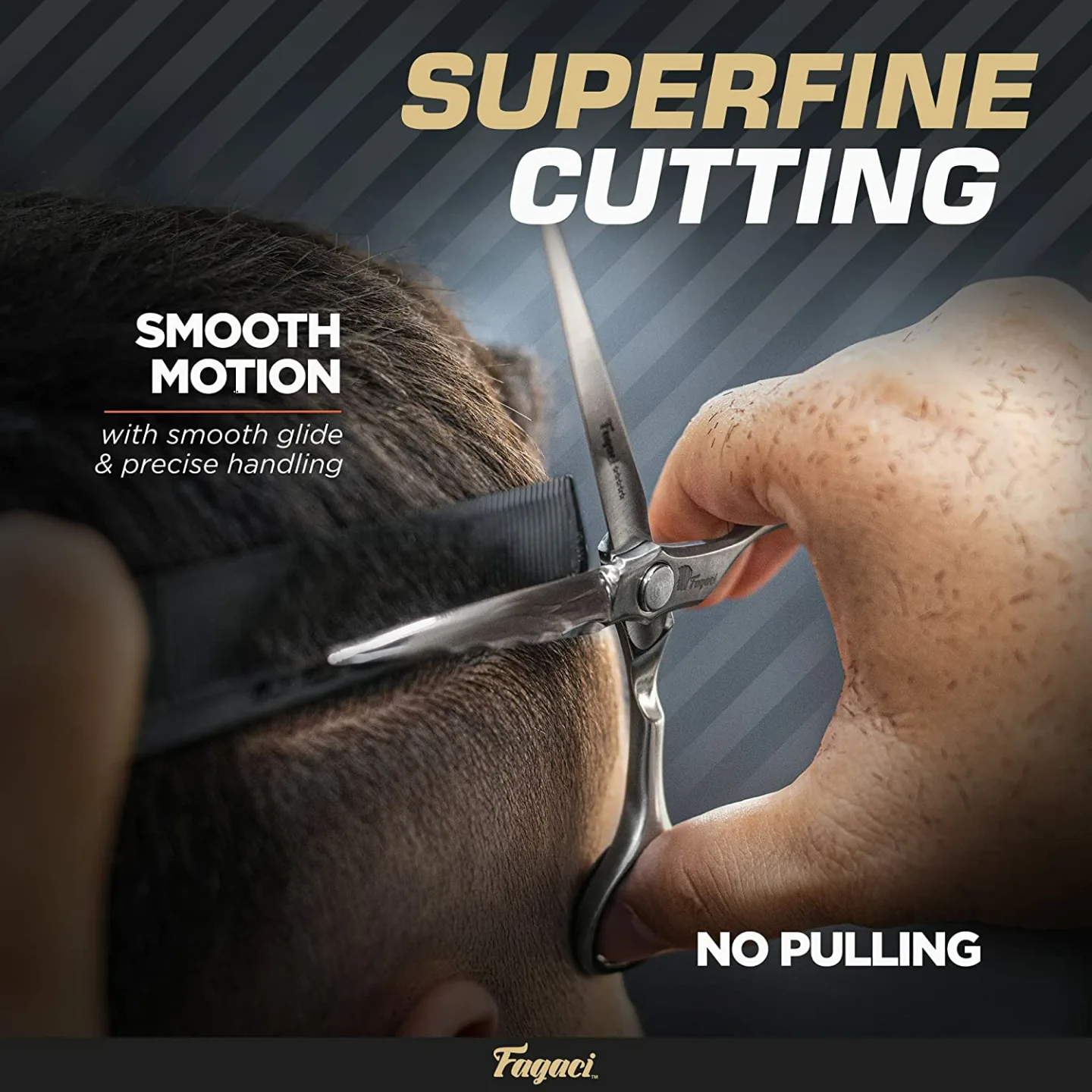 Fagaci 6" Professional Hair Scissors with Razor Blades