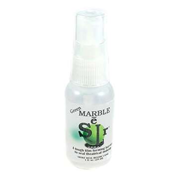 PPI Skin Illustrator Green Marble Alcohol Based Water Proof Makeup Setting Spray Sealer, 1oz