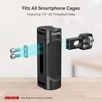 SmallRig Universal Phone Cage, Smartphone Video Rig Kit with Handles, Handheld Filmmaking Vlogging Case Stabilizer for Videomaker, for iPhone for Samsung for Pixel and Other Android Phones