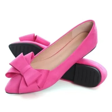 SAILING LU Bow-Knot Ballet Flats for Elegant Comfort