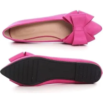 SAILING LU Bow-Knot Ballet Flats for Elegant Comfort