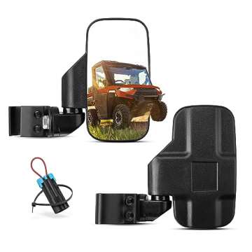 KEMIMOTO Adjustable Rear View Mirror for UTVs