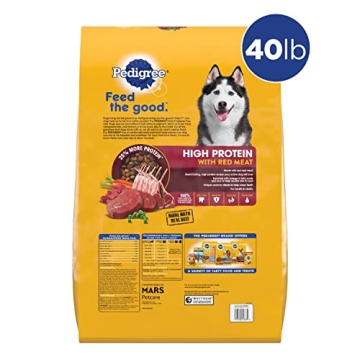 High Protein Adult Dog Food - Beef & Lamb Flavor
